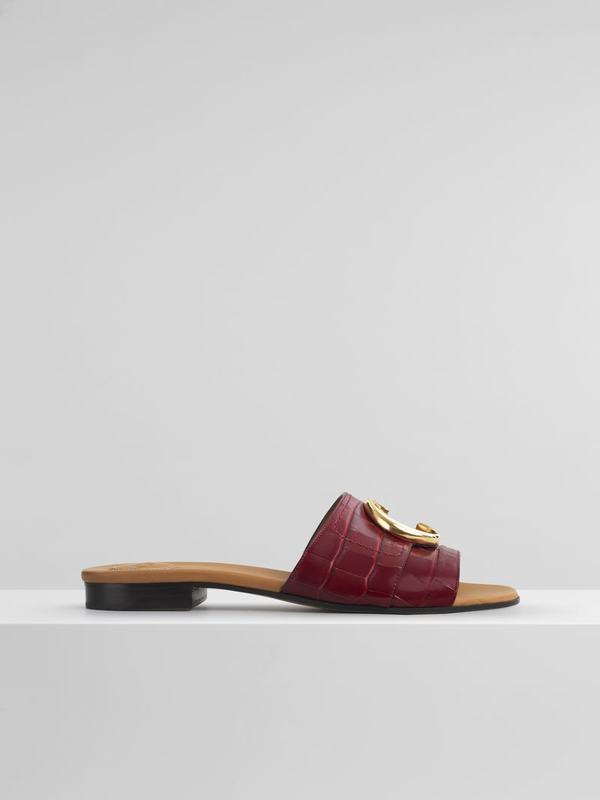 Chloé Sandalias Mujer C Rojas Calfskin WCRQ70819